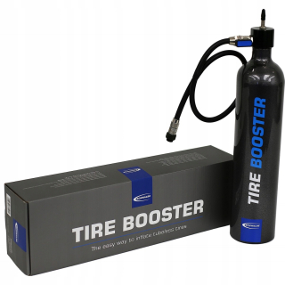 Ručná pumpa Schwalbe Tire Booster, čierna